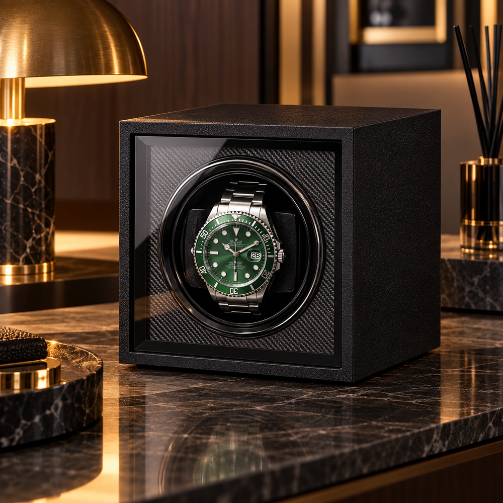 Nocturne – remontoir 1 montre, finition noire